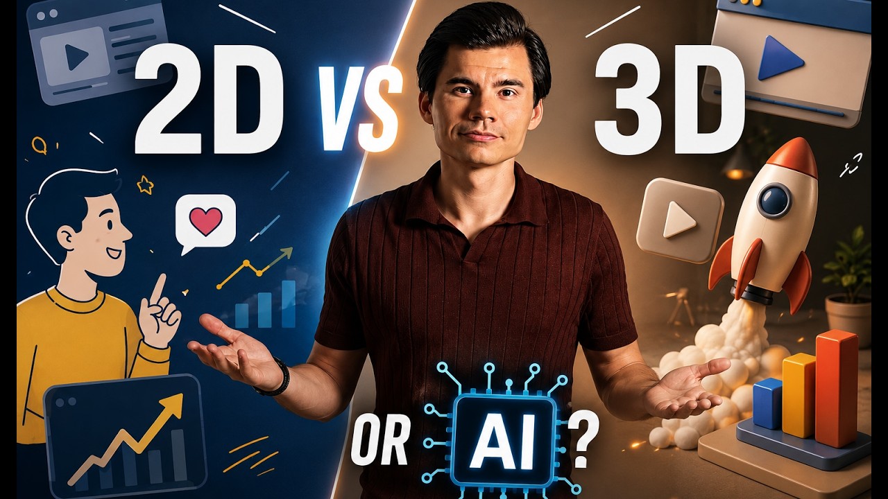 2D vs. 3D Animation for Marketing Videos 