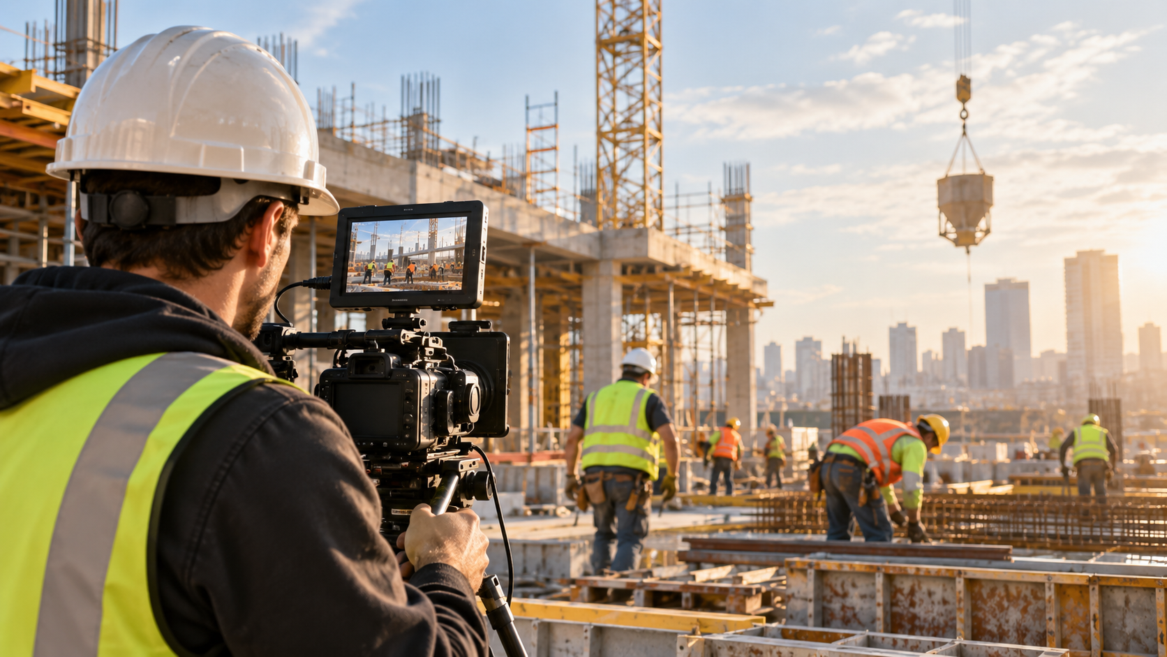 How to Film Construction Progress Without Shutting Down the Site
