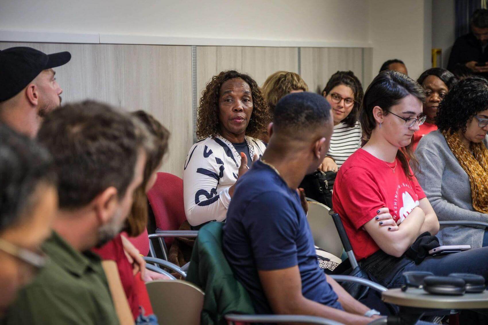 Yellow banner with large black text: "STOP RAISING RENTS