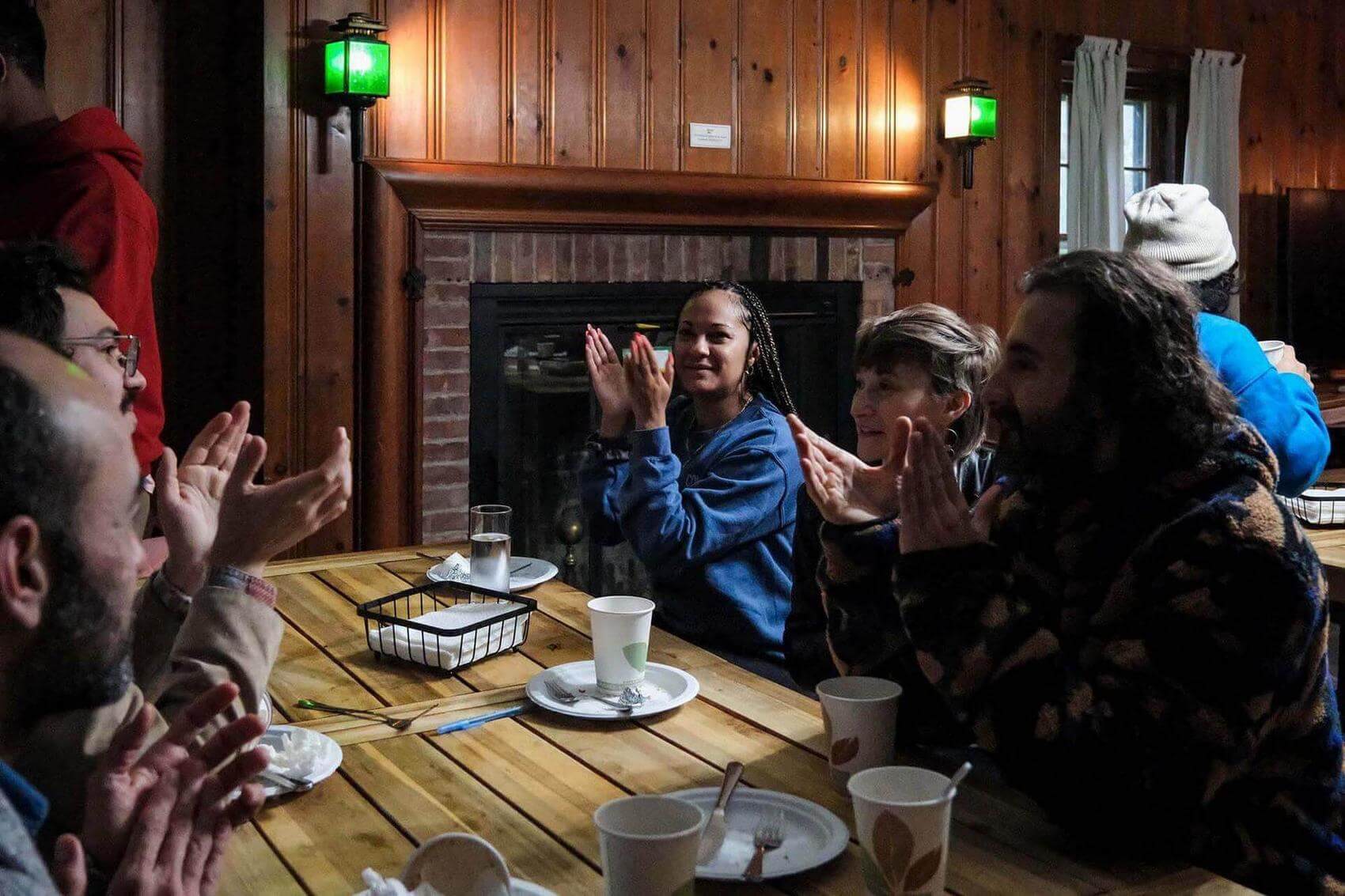 " while the other observes.