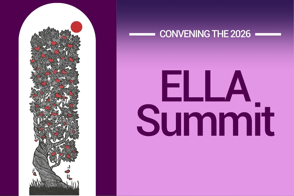 Participants gathering for the ELLA Summit focused on embodied leadership, community, and collective liberation.