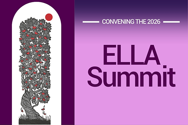 Participants gathering for the ELLA Summit focused on embodied leadership, community, and collective liberation.