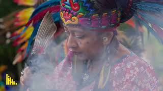 Participant at the International Indigenous Hip-Hop Festival grounding ceremony