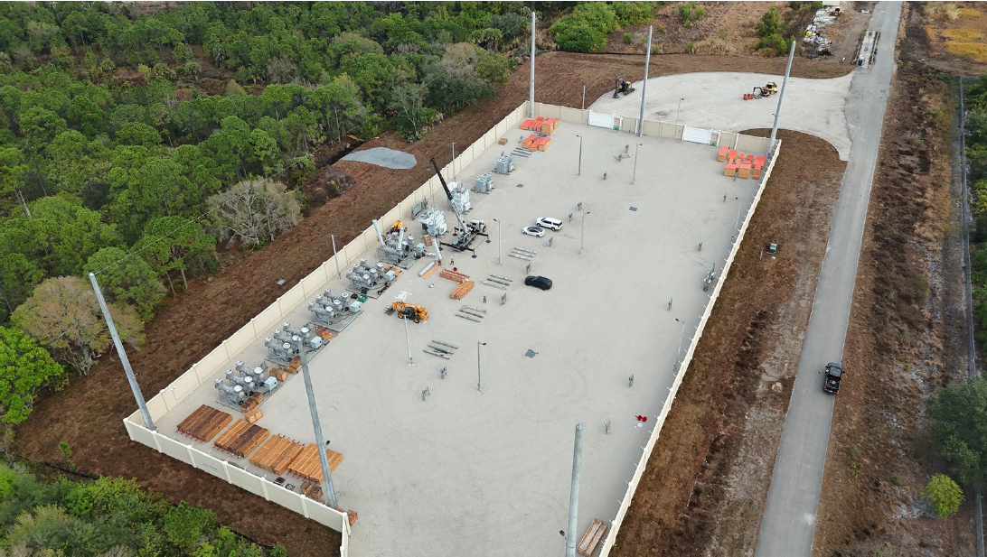 Electrical Utility Indiantown Storage Yard
