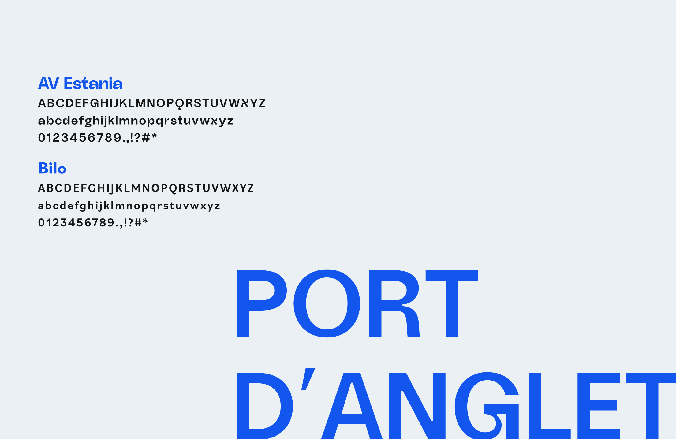 Typographies utilisées pour Brise Lame