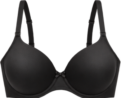 Black bra fit example