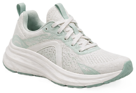 White and aqua everyday comfort sneaker