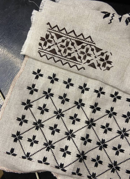 examples of embroidery