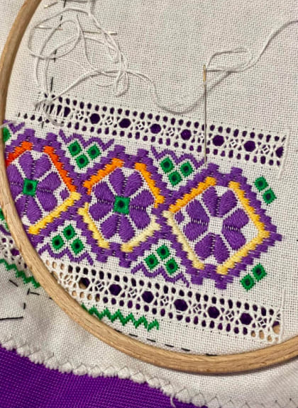 examples of embroidery