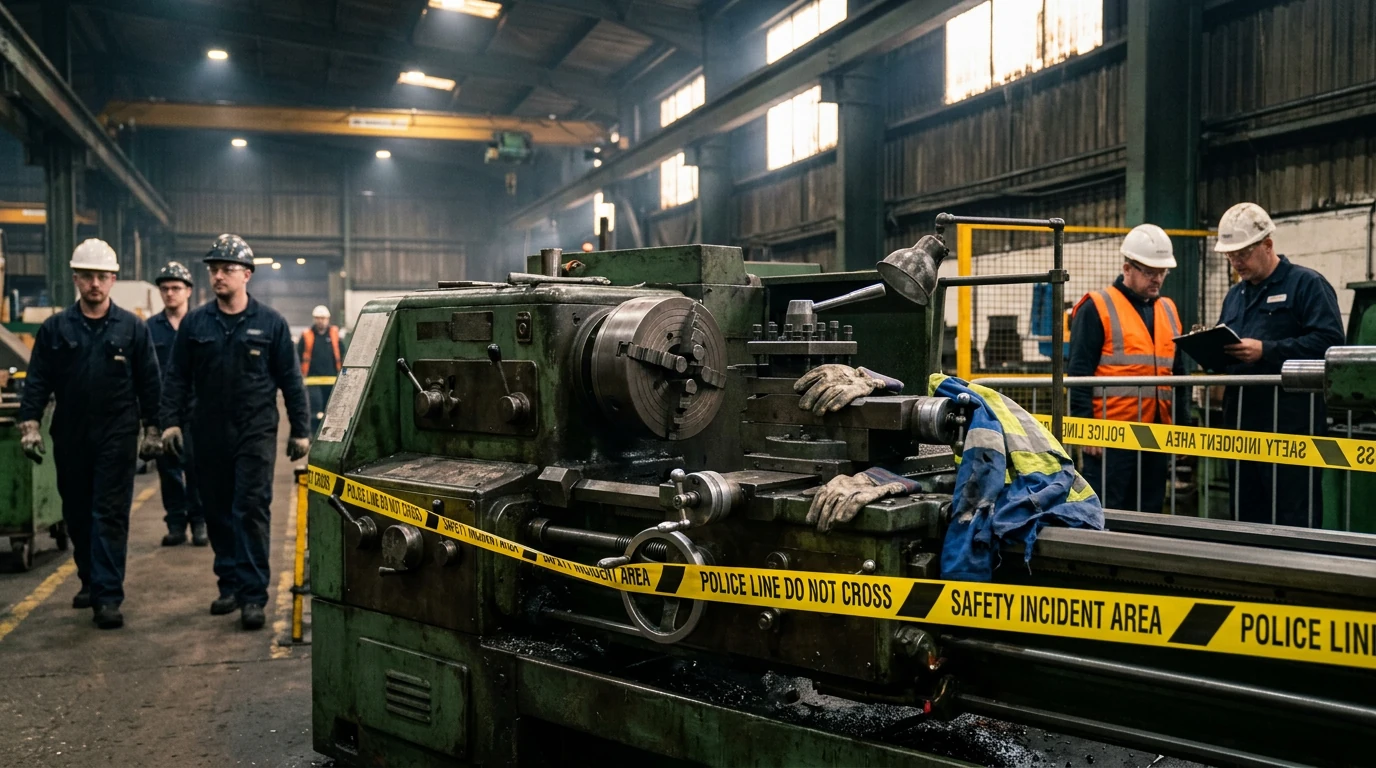 Forging company fined over death of employee entangled in lathe