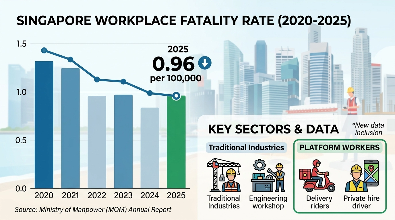 Singapore Reports Record-Low Workplace Fatality Rates in 2025
