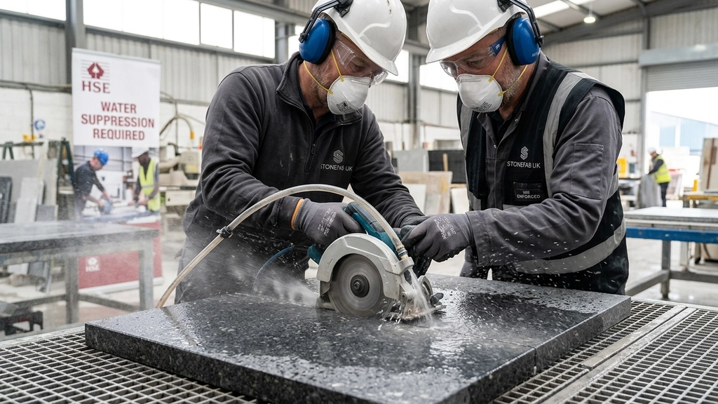 HSE Bans Dry Cutting of Engineered Stone and Launches Inspection Program