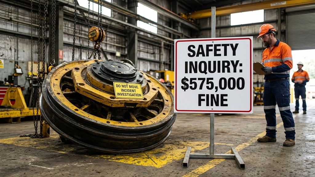 Mining Company Fined $575,000 After Apprentice Paralyzed by Wheel Assembly