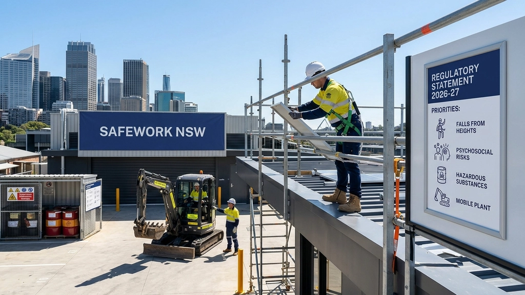 SafeWork NSW Releases 2026-27 Regulatory Statement Outlining Key Priorities
