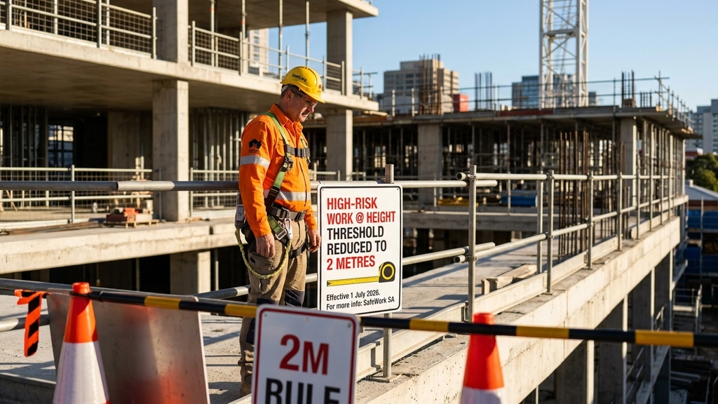 South Australia Lowers High-Risk Work at Height Threshold to Two Metres