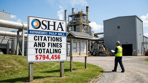 US Department of Labor Proposes $794K in Penalties for Maine Pulp Mill Following Fatal Gas Exposure and Fire