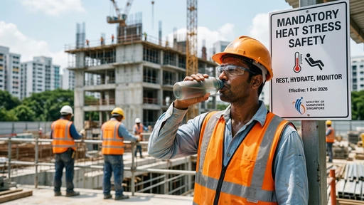Singapore MOM Mandates New Heat Stress Measures for Outdoor Workers