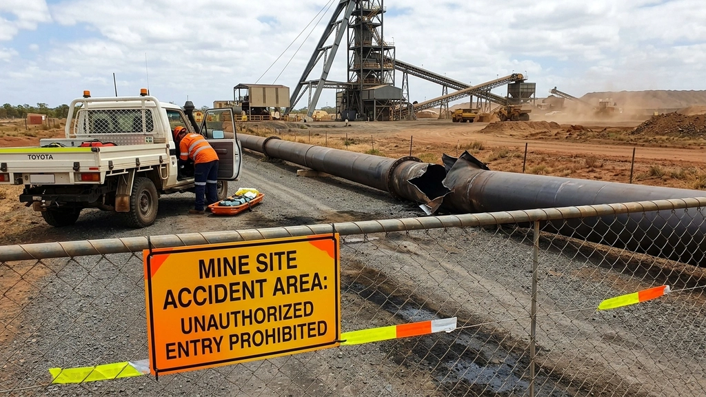 Queensland Coal Mine Worker in Induced Coma Following Pressurised Pipe Blast