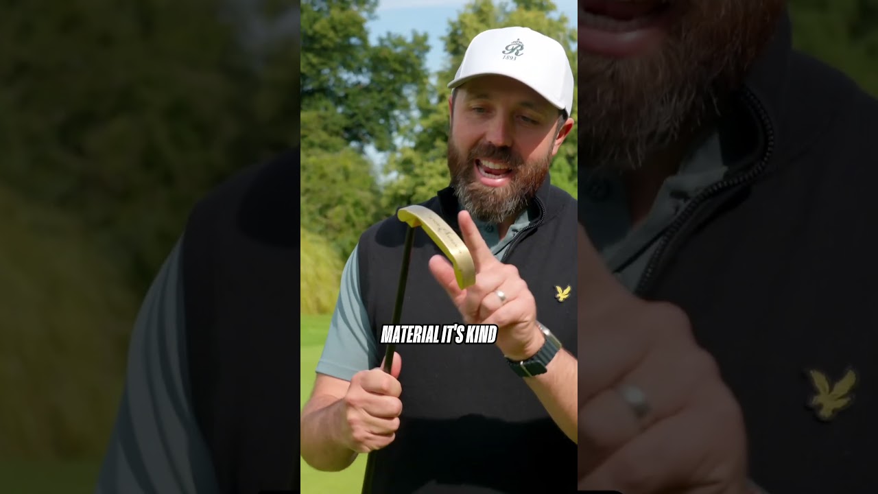 I have never seen a putter that looks like this 🤯⛳️ #golf #golftips #golfswing #golfer #golflife