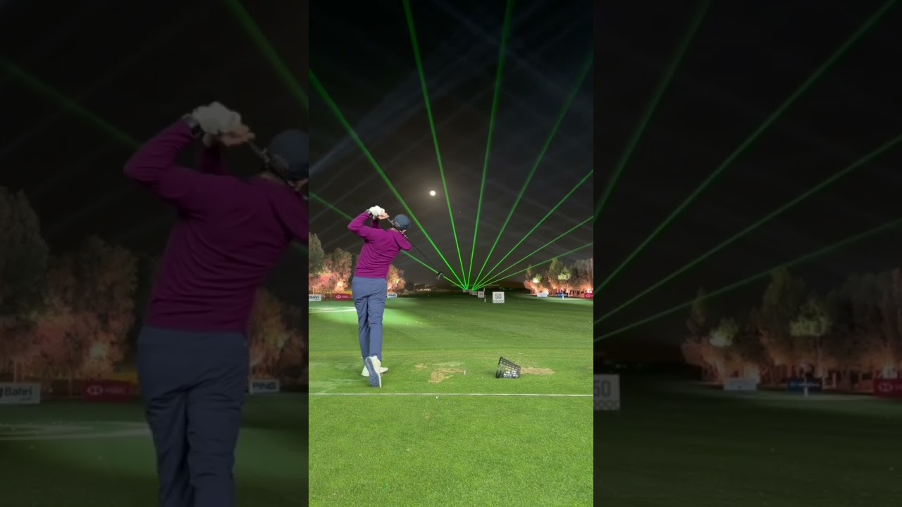 How cool is this driving range 😮‍💨