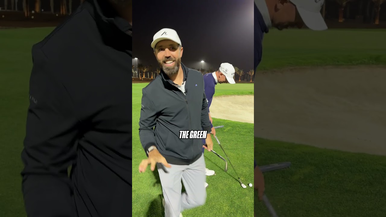 Flop shot challenge vs Tom McKibbin 👀 #golf #golflife