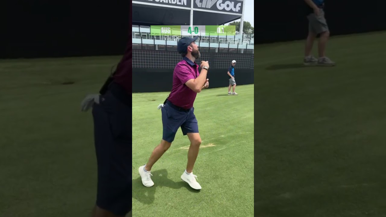 You can’t beat a bit of golf cricket against the Aussies! Maybe we could get a new set of ashes 👀