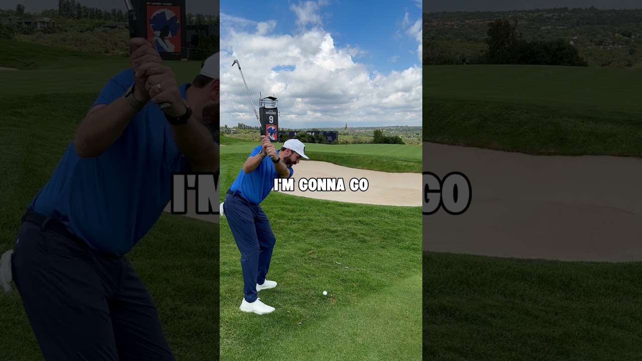 South African flop shot challenge 😉🇿🇦 #golf