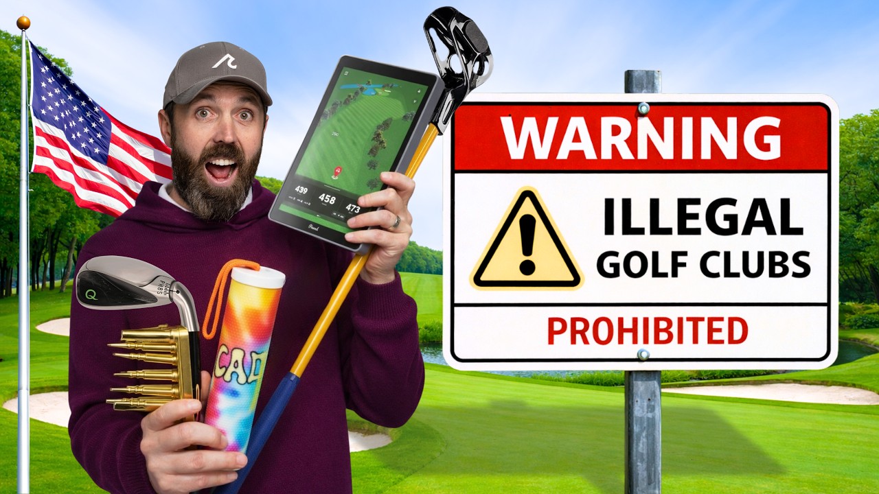 I play Golf in America with Crazy ILLEGAL Clubs!