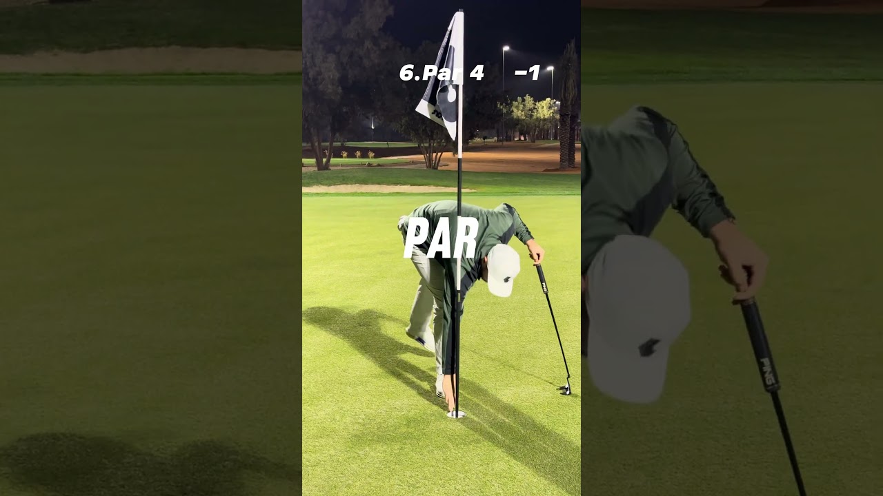 9 holes in 90 seconds ⛳️