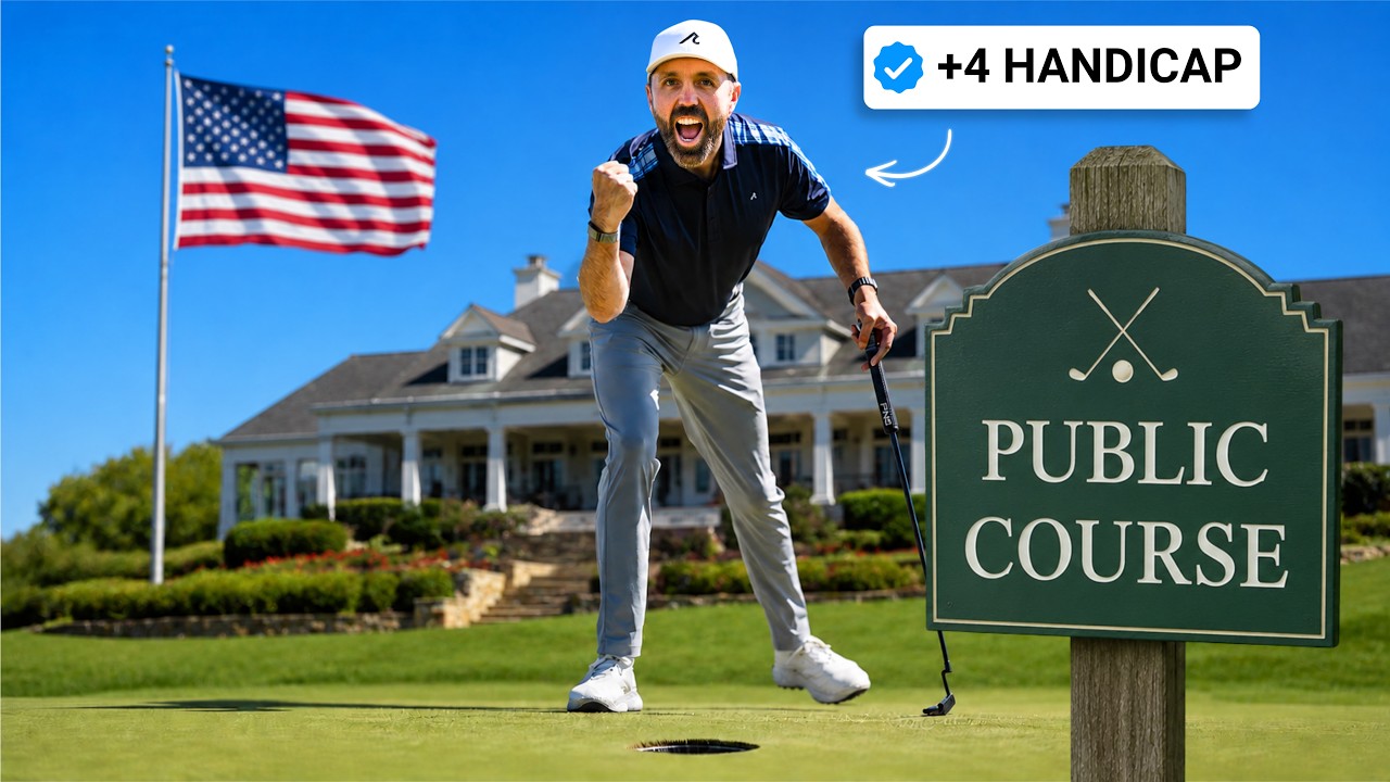 What can +4 handicap shoot on a Public Course in USA