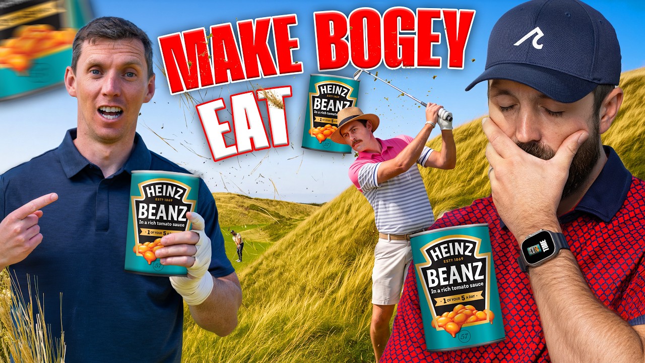 Every Missed Birdie Is A Tin Of Beans (CRAZY Food Challenge)