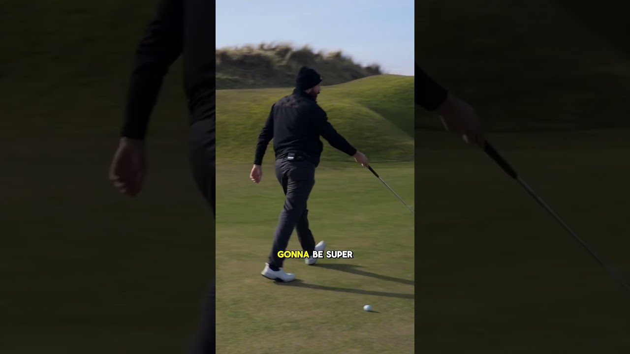 Playing a par 3 with Sir Nick Faldo ⛳️