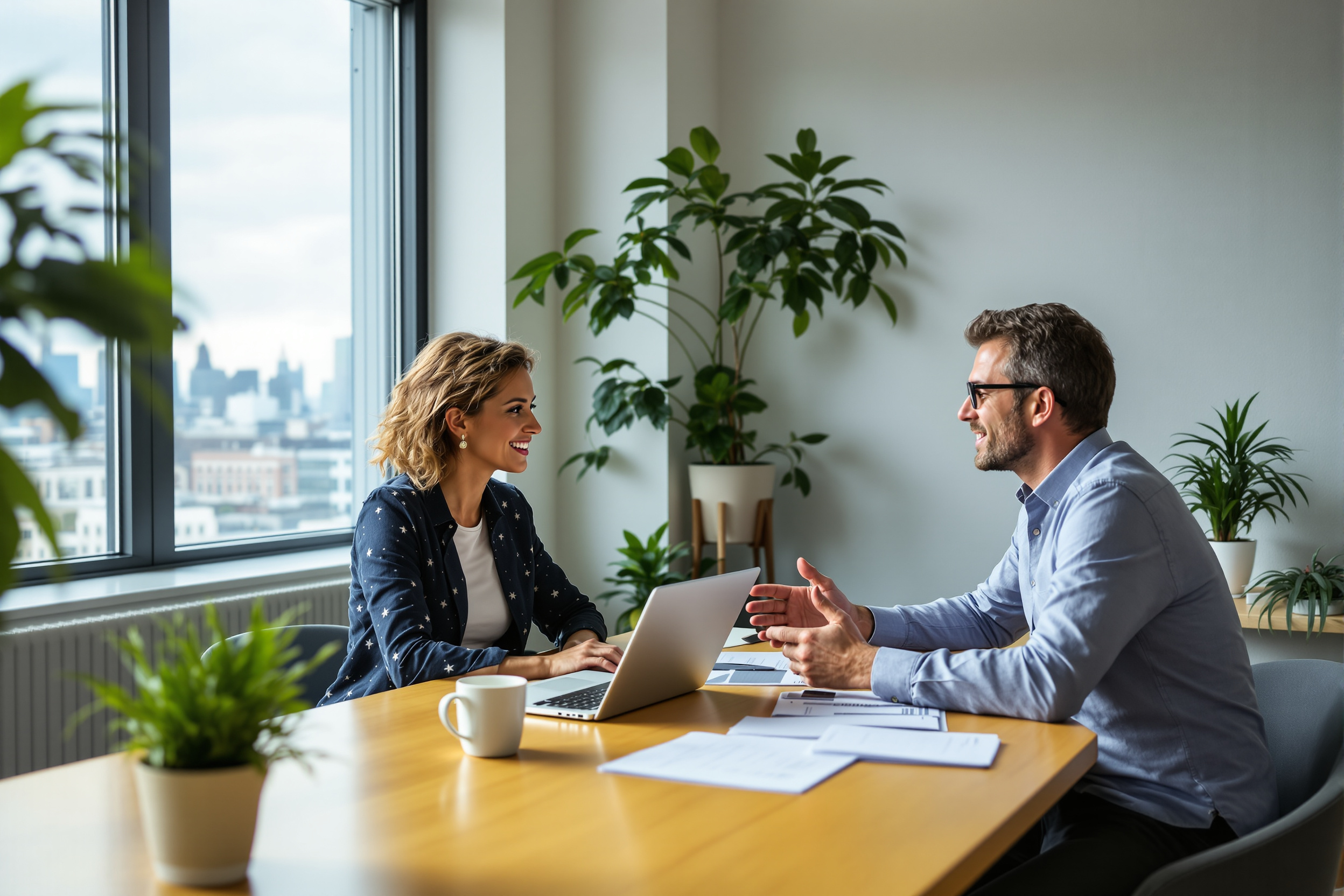 Personaler in Bremen automatisieren Bewerbervorqualifizierung im modernen Büro.