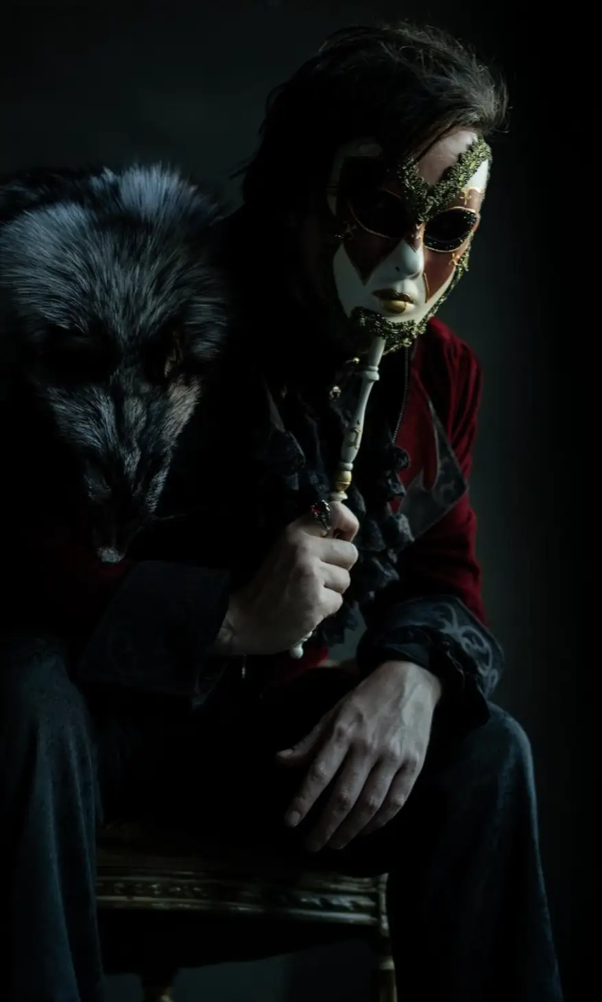 Photography of man with a masquerade mask on dark neon highlights
West Punk Media | Mobile, AL 
