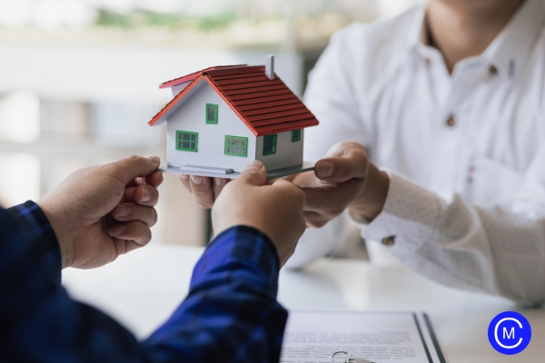 person is receiving inherited house