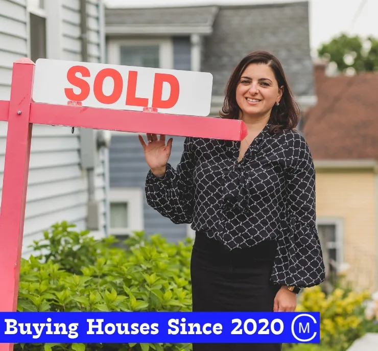 homeowner lady after selling her house to we buy houses company