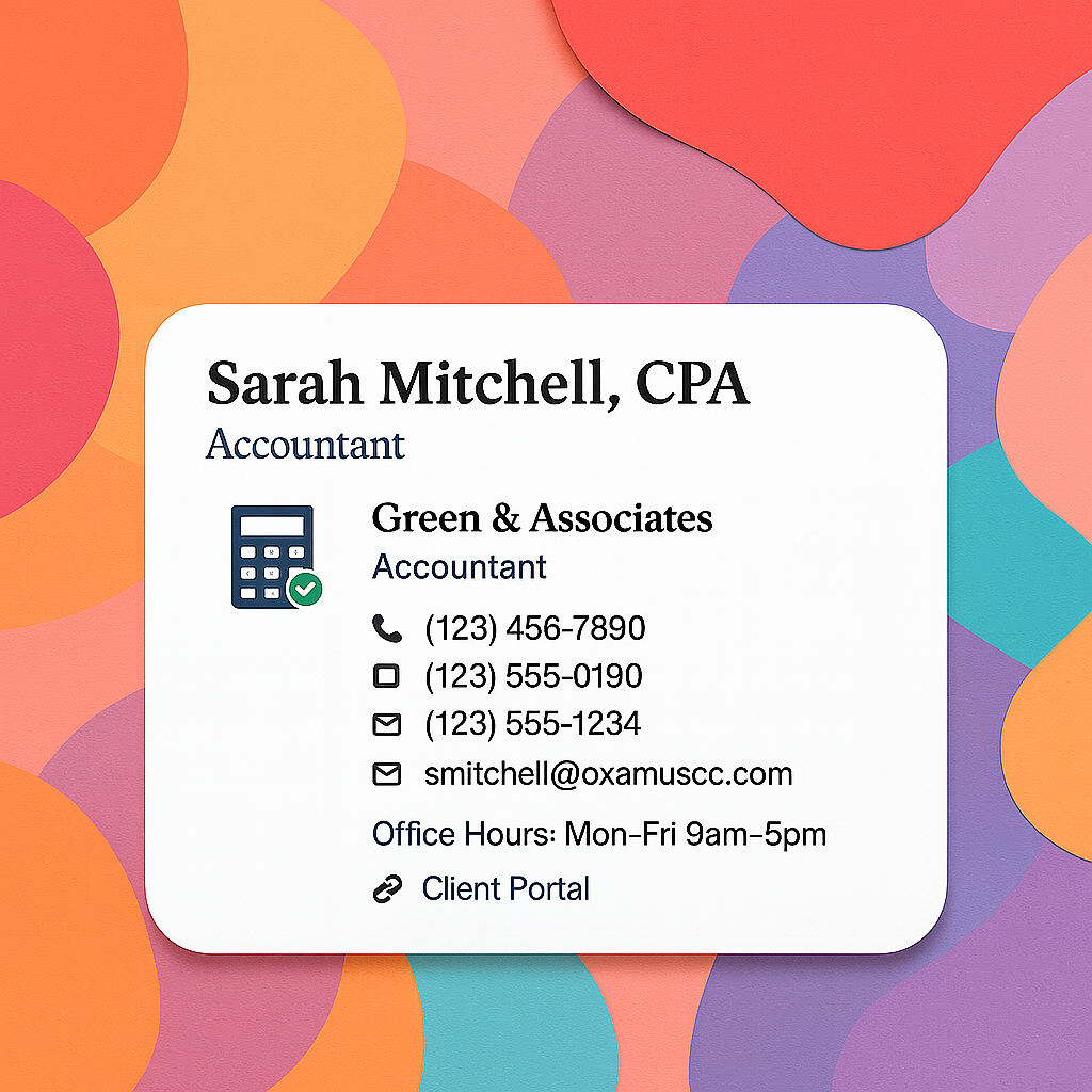 Email Signatures for Accountants and CPAs
