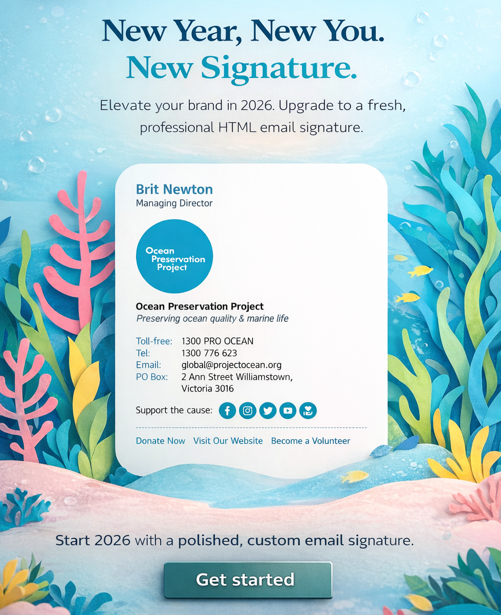 2026 email signatures for non-profits