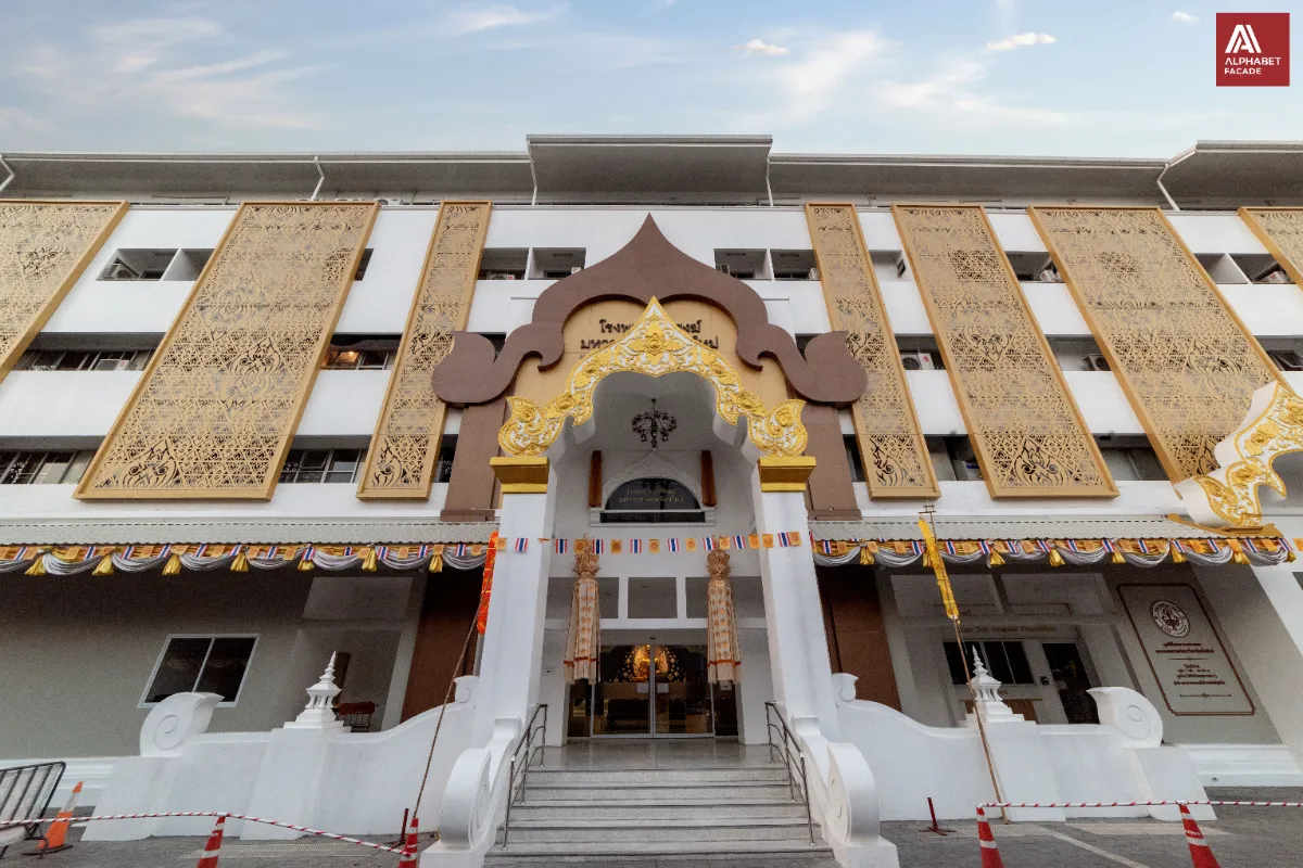 ผลงานฟาซาด ออกแบบฟาซาด โรงพยาบาล และ ธุรกิจเพื่อสุขภาพ