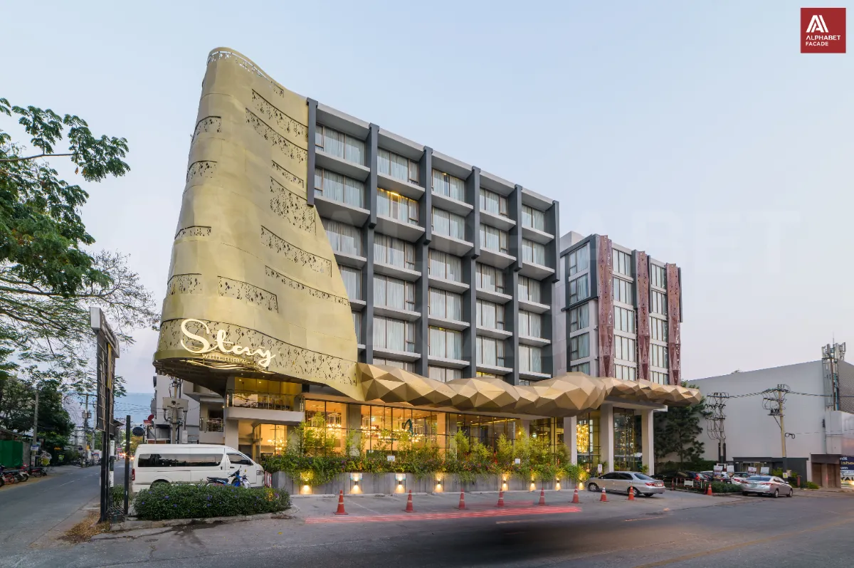 ผลงานฟาซาด ออกแบบฟาซาด โรงแรม และ คอนโด