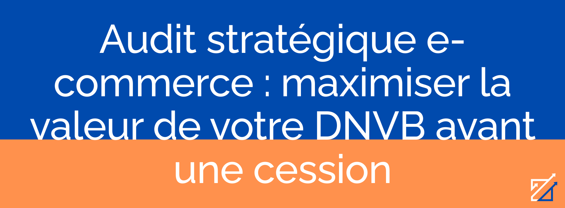Audit stratégique e-commerce : maximiser la valeur de votre DNVB avant une cession