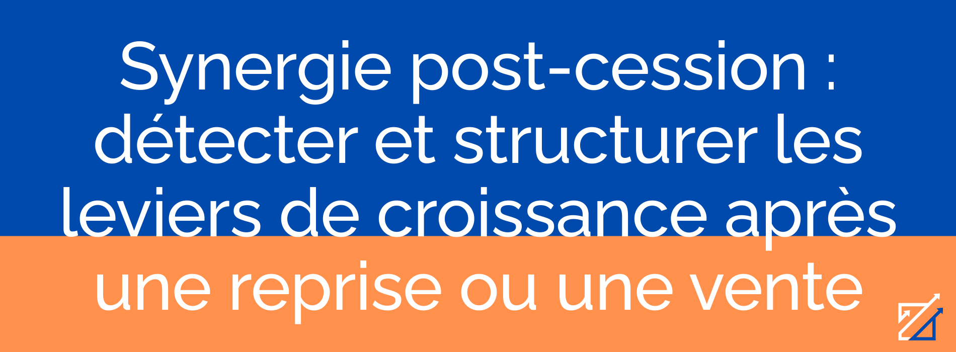 Synergie post-cession : détecter et structurer les leviers de croissance après une reprise ou une vente