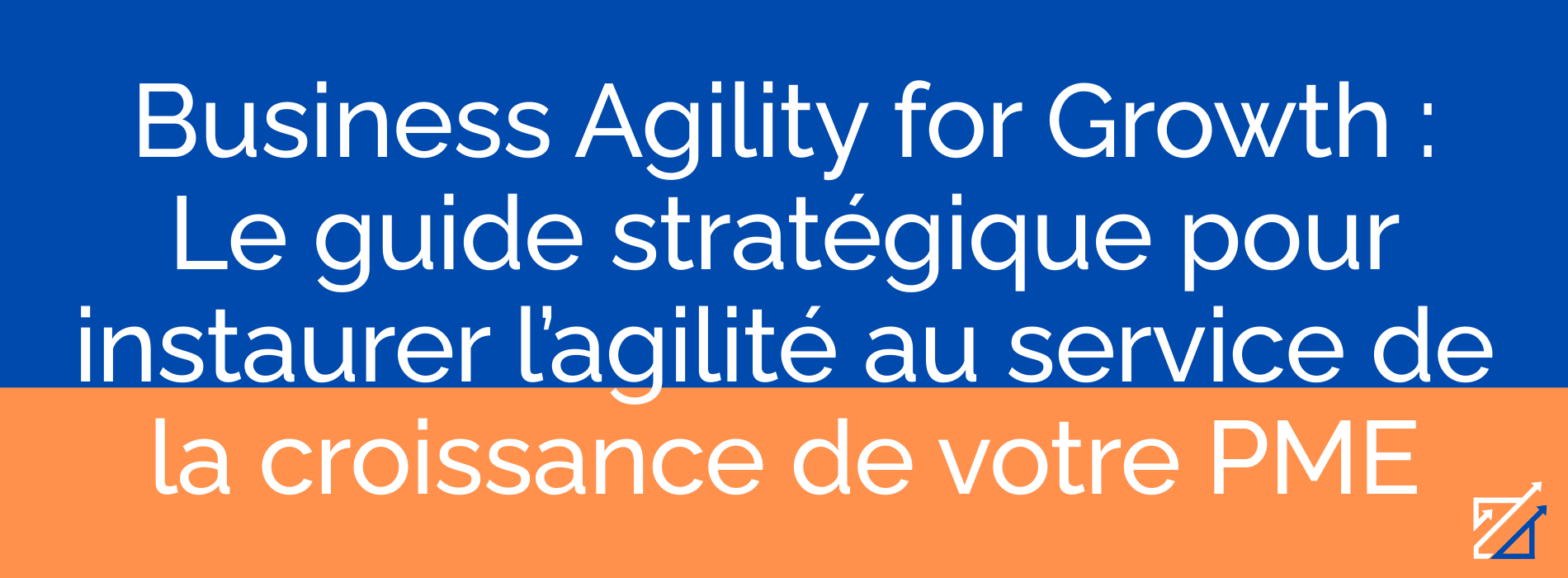 Business Agility for Growth : Le guide stratégique pour instaurer l’agilité au service de la croissance de votre PME