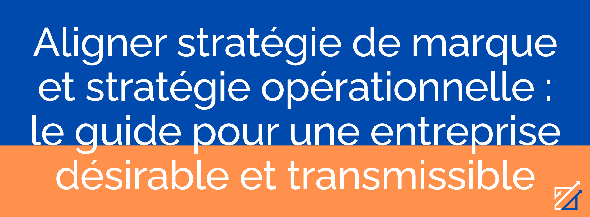 Aligner stratégie de marque et stratégie opérationnelle : le guide pour une entreprise désirable et transmissible