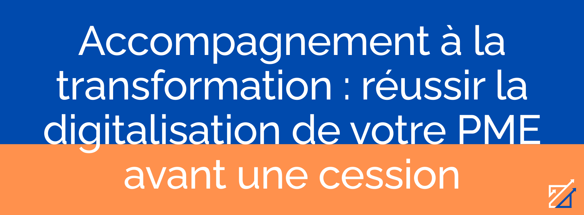 Accompagnement à la transformation : réussir la digitalisation de votre PME avant une cession