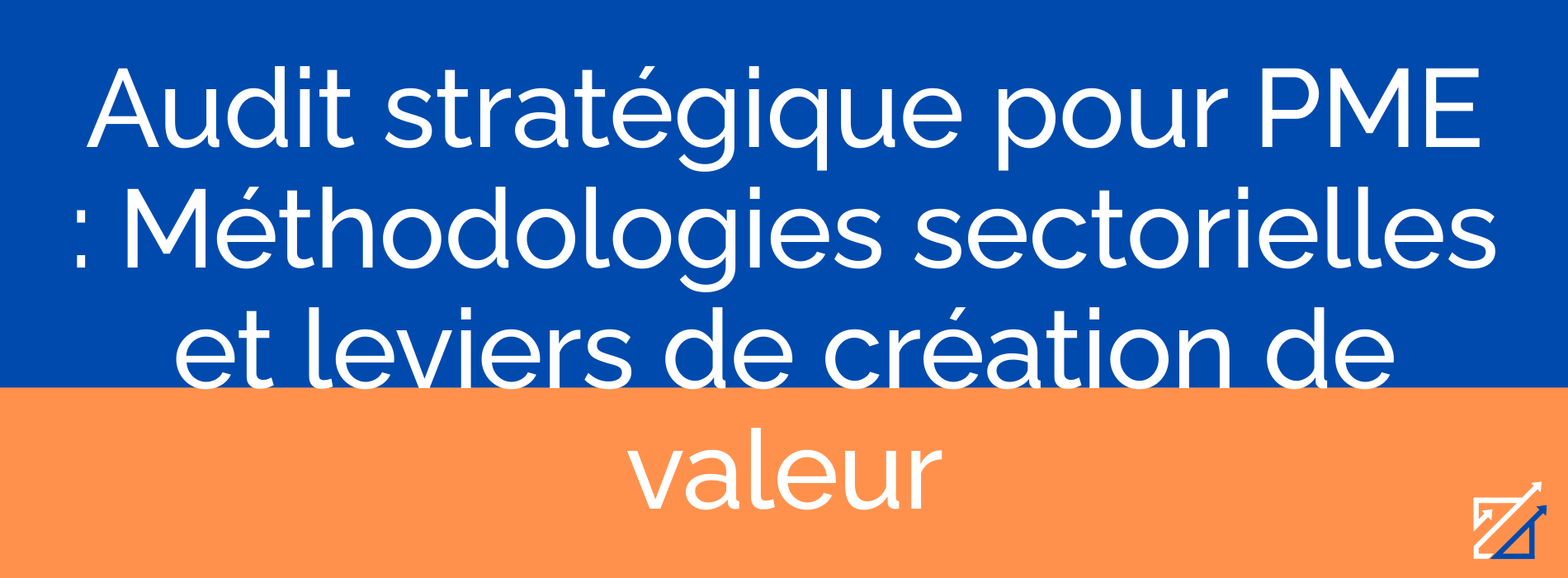 Audit stratégique pour PME : Méthodologies sectorielles et leviers de création de valeur
