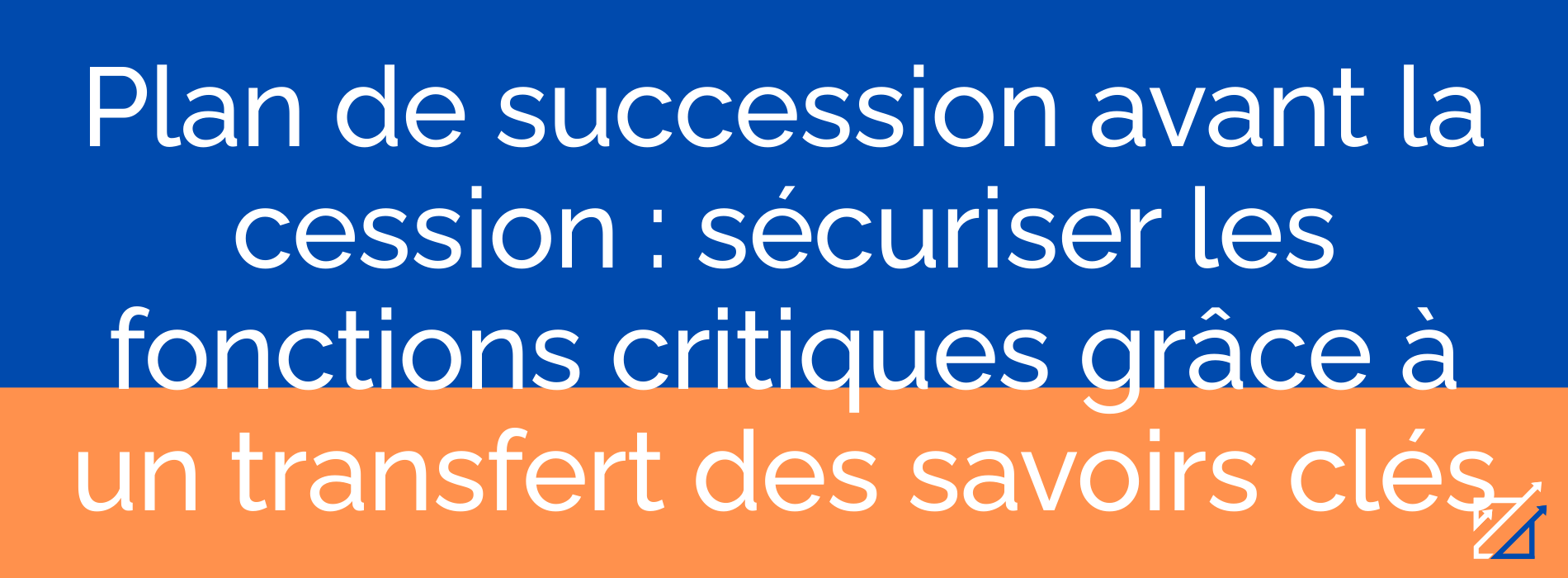 Plan de succession avant la cession : sécuriser les fonctions critiques grâce à un transfert des savoirs clés