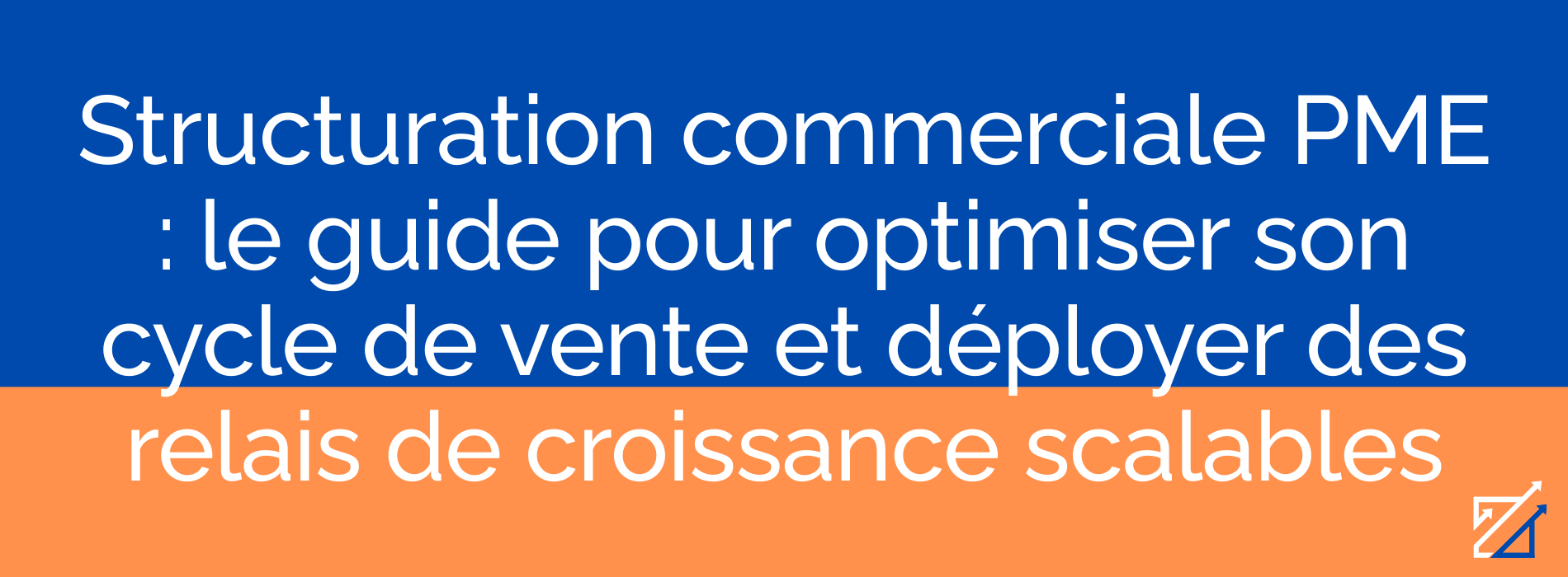 Structuration commerciale PME : le guide pour optimiser son cycle de vente et déployer des relais de croissance scalables