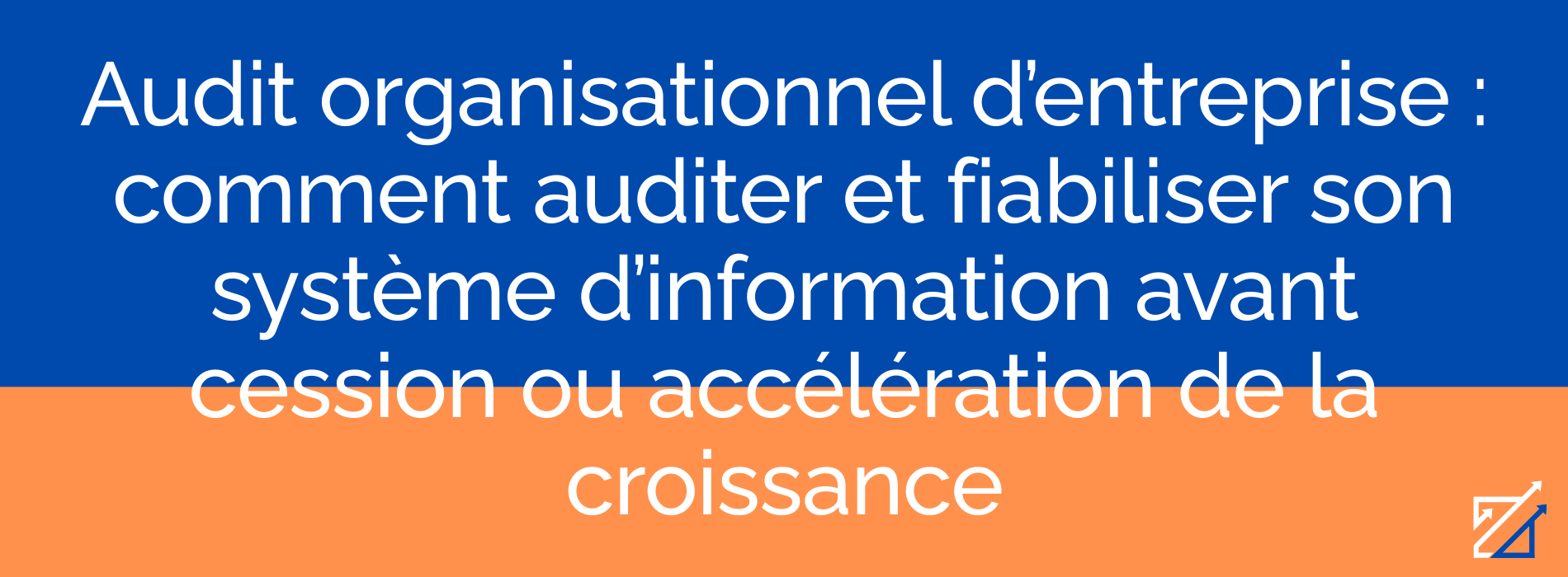 Audit organisationnel d’entreprise : comment auditer et fiabiliser son système d’information avant cession ou accélération de la croissance