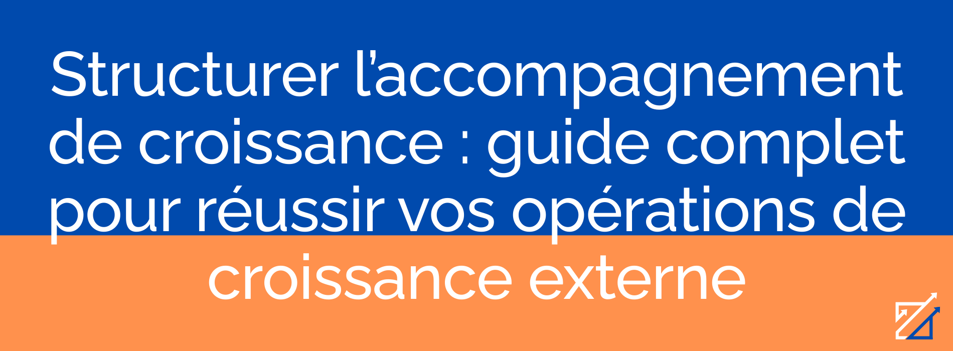 Structurer l’accompagnement de croissance : guide complet pour réussir vos opérations de croissance externe